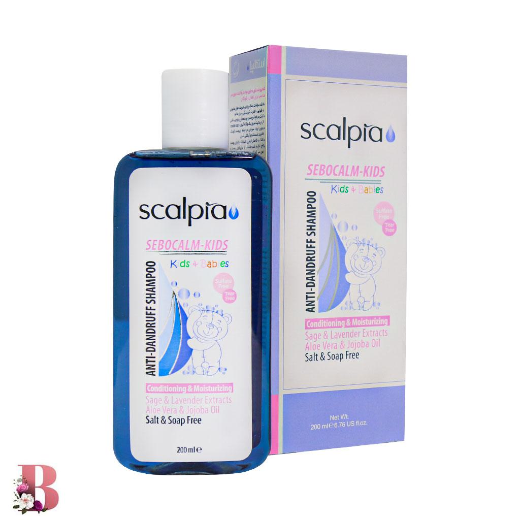 شامپو ضد شوره کودکان اسکالپیا مدل Sebocalm-Kids حجم 200 میلی لیتر | Scalpia Sebocalm Kids Anti Dandruff Shampoo 200 ml
