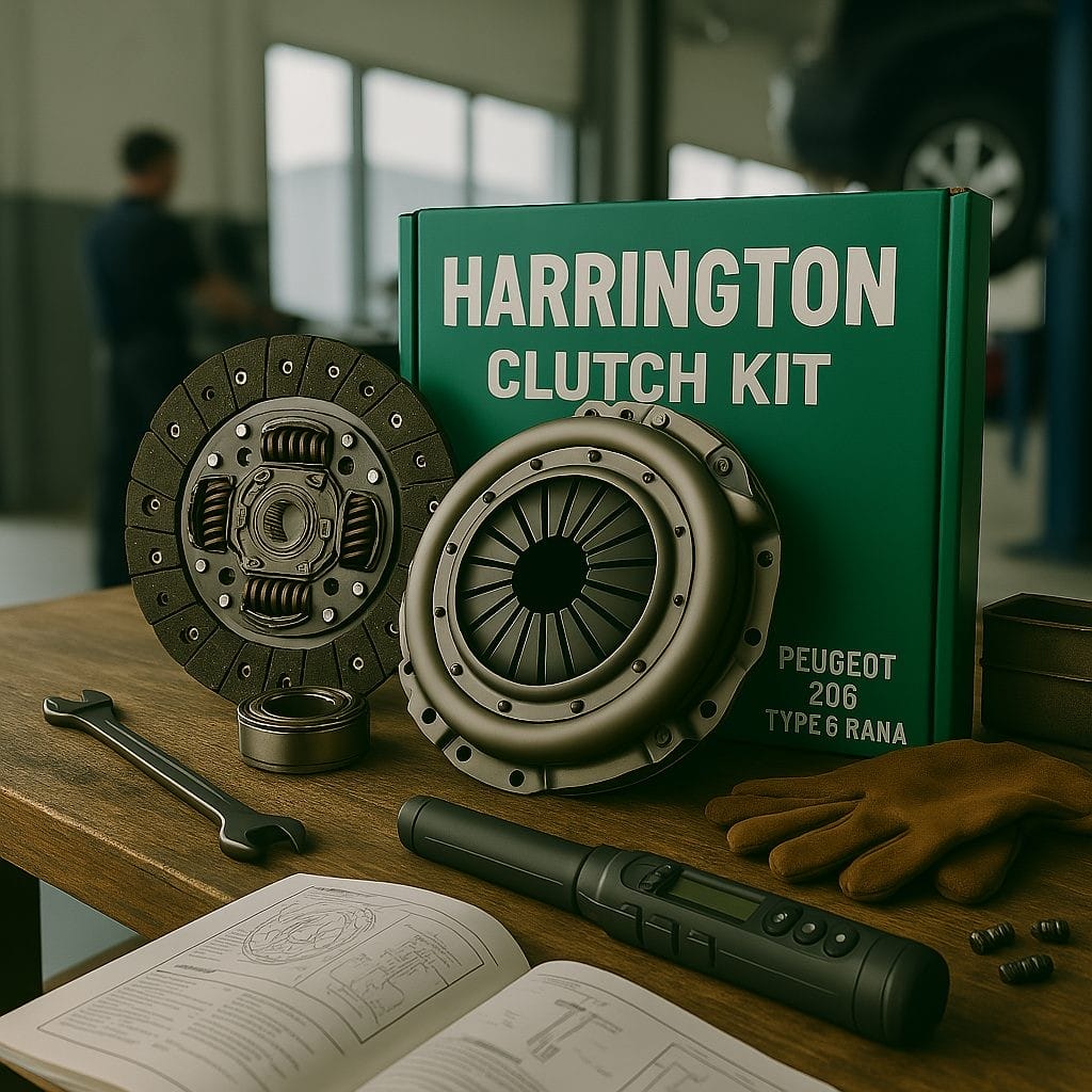 کیت کامل دیسک و صفحه کلاچ پژو 206 تیپ 5 رانا هرینگتون