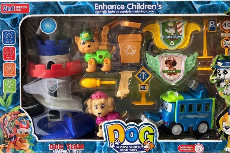 اکشن فیگور طرح سگهای نگهبان برج دار آیتم 23-627