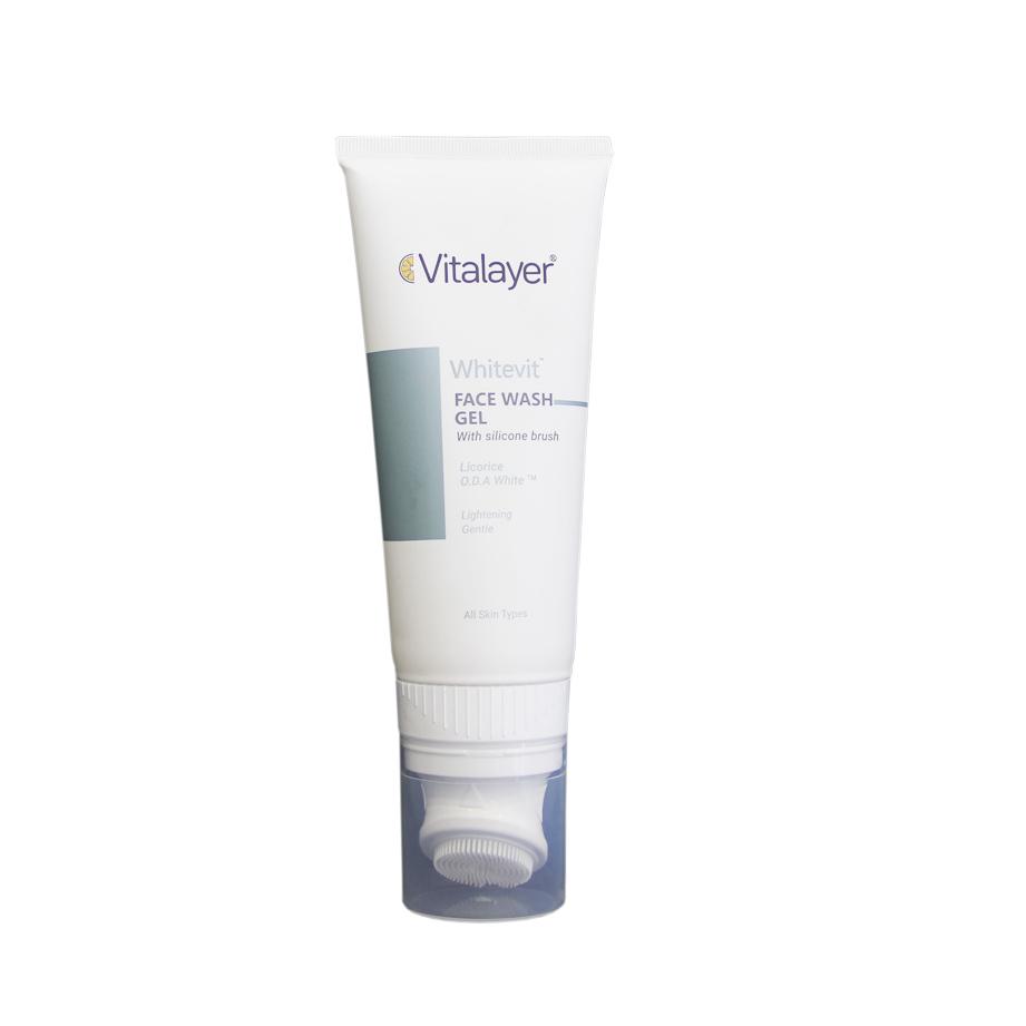 ژل شستشوی روشن‌کننده و ضدلک وایت ویت ویتالیر Vitalayer