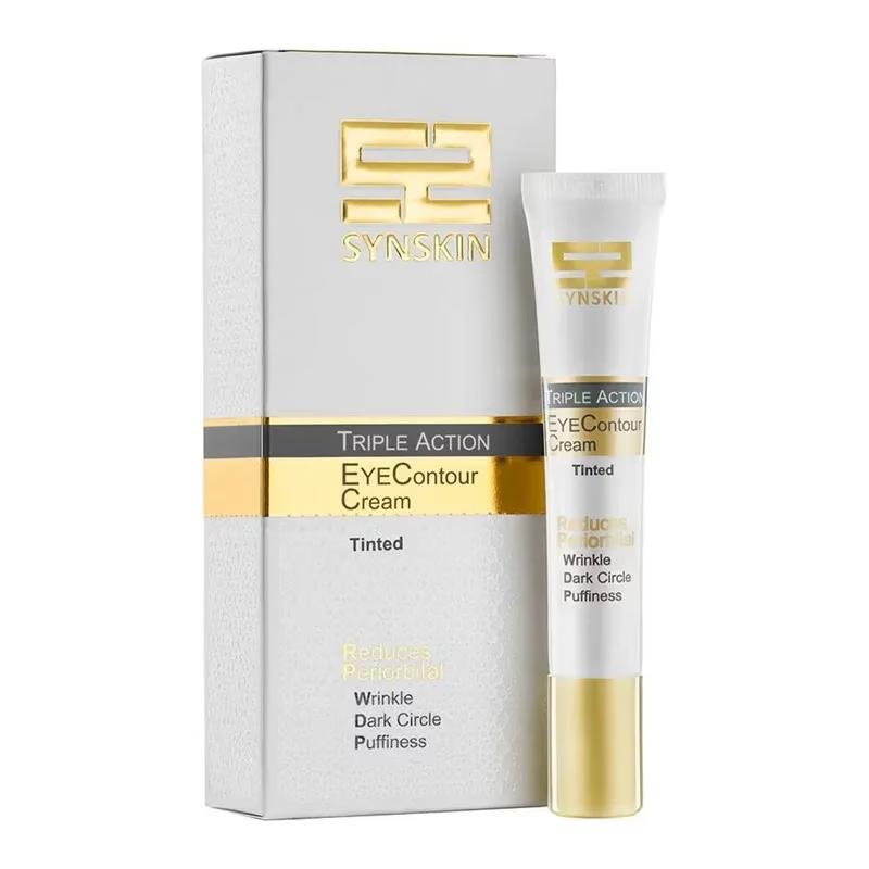 کرم ژل دور چشم سه کاره ساین اسکین، مدل PFD، محافظ UVA، رنگی