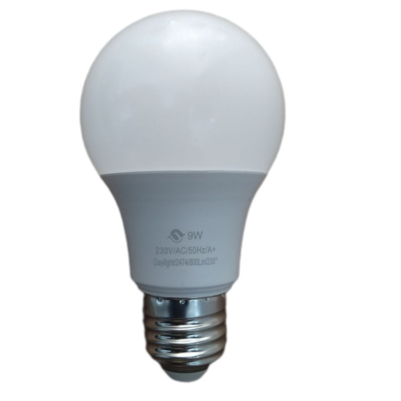 لامپ اس ام دی 9 وات پارس شوان مدل حبابی پایه E27 بسته 2 عددی