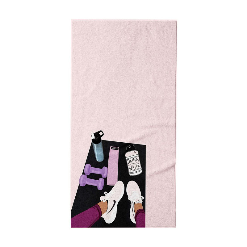 حوله ورزشی مدل gym girl 1202