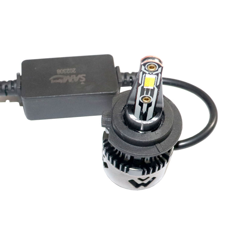 هدلایت لامپ خودرو سام مدل SM42-3colors پایه H7 بسته دو عددی