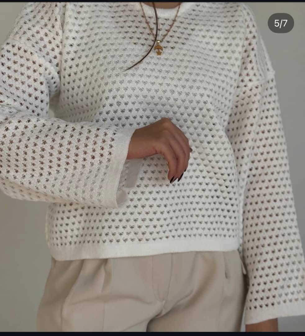 بافت زنانه طرح دار