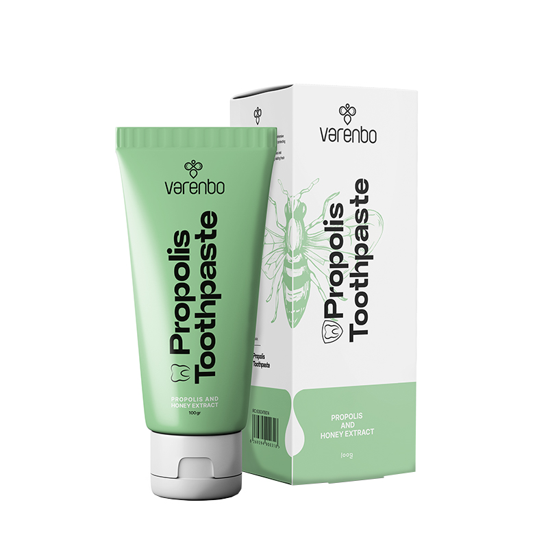 خمیر دندان عسل و بره موم - حاوی بره موم و عسل - خمیر دندان وارنبو