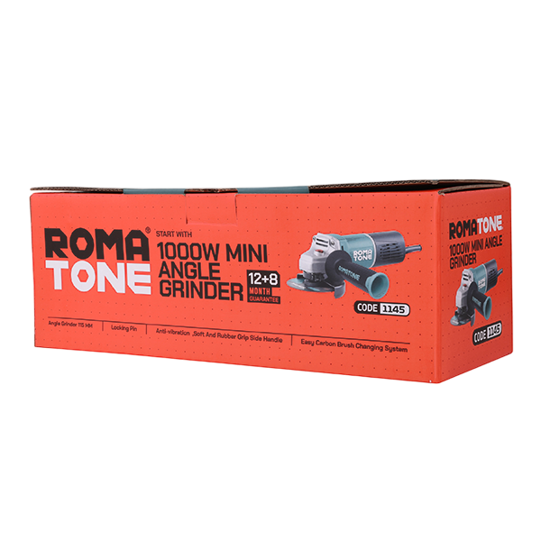 مینی‌فرز 115 میلی‌متر 1000 وات دیمر دار ROMA TONE