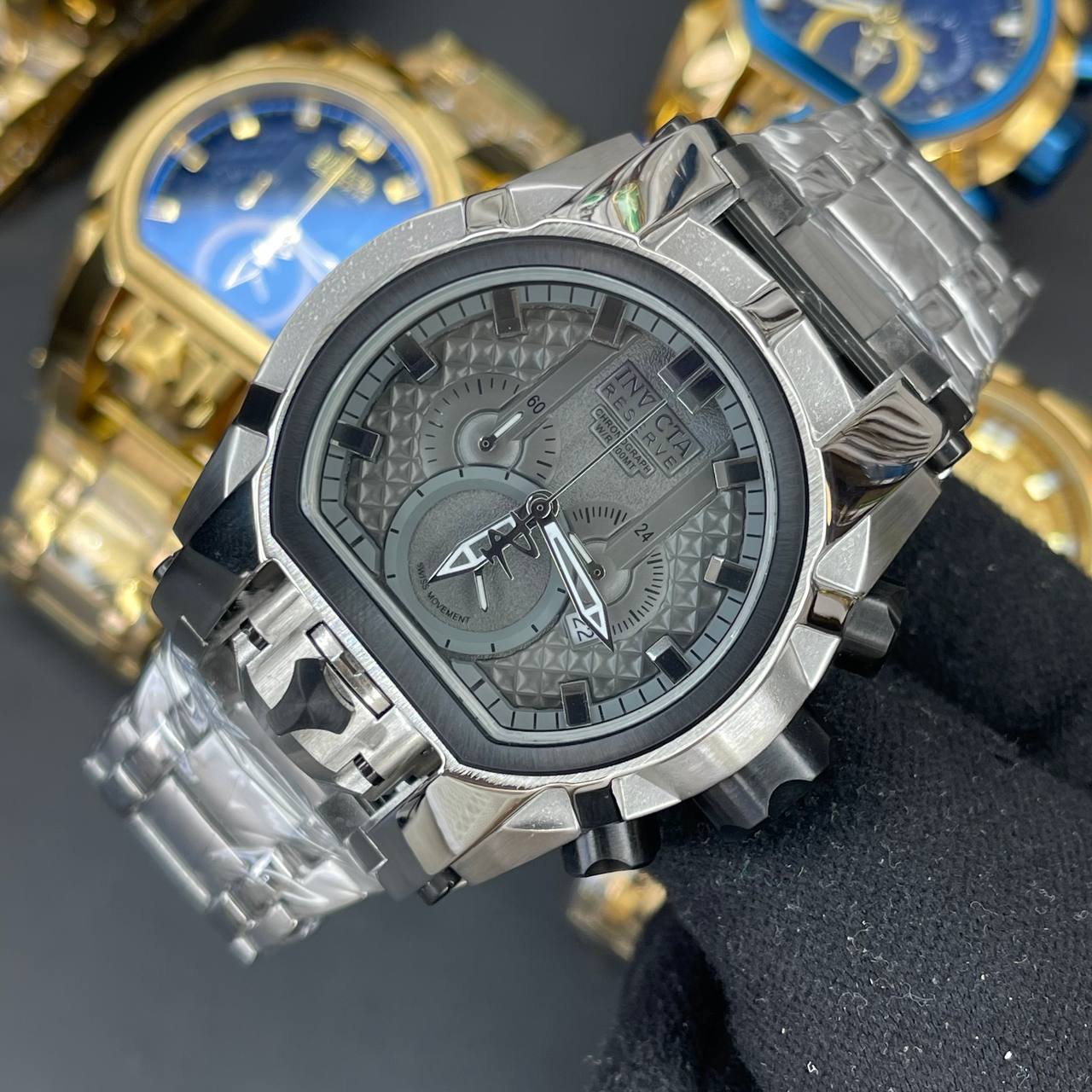 ساعت مردانه اینویکتا زئوس(INVICTA ZEUS) سه موتور فعال کیفیت عالی موتور ژاپن کد 1920034
