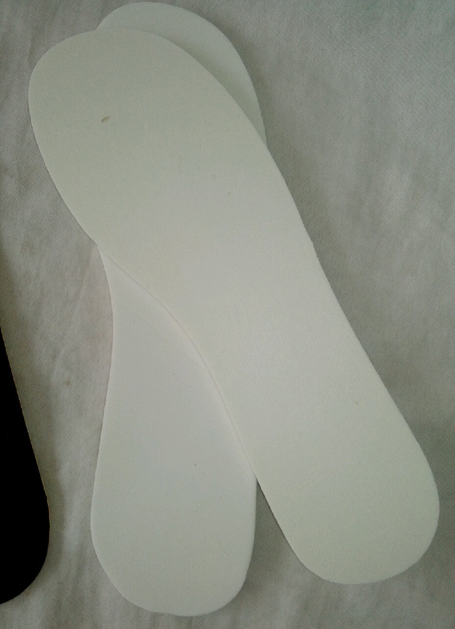 کفی کفش زنانه طبی دو رو سفید (پست پیشتاز پس کرایه)