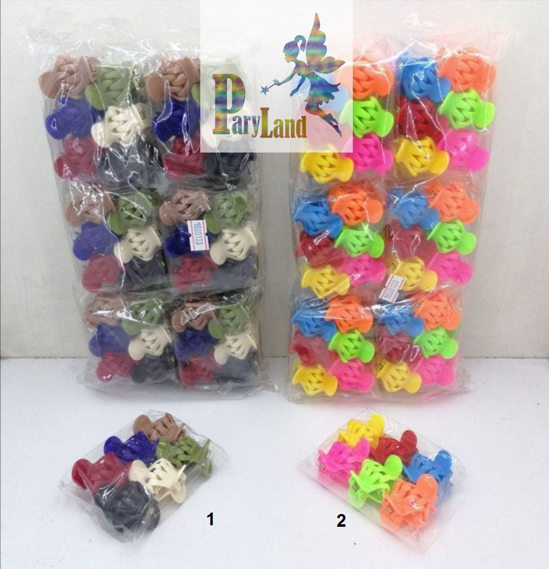 کلیپس گوجه ای ریزه (12 عددی) (پست پیشتاز پس کرایه)