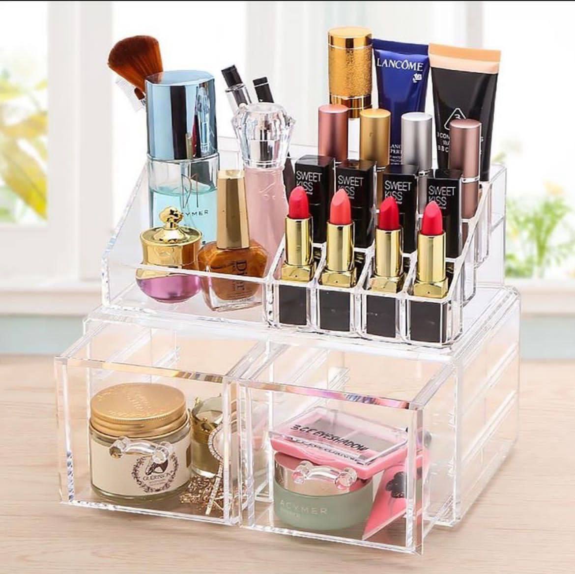 باکس لوازم آرایش 2 کشو درجه یک (پست پیشتاز پس کرایه)