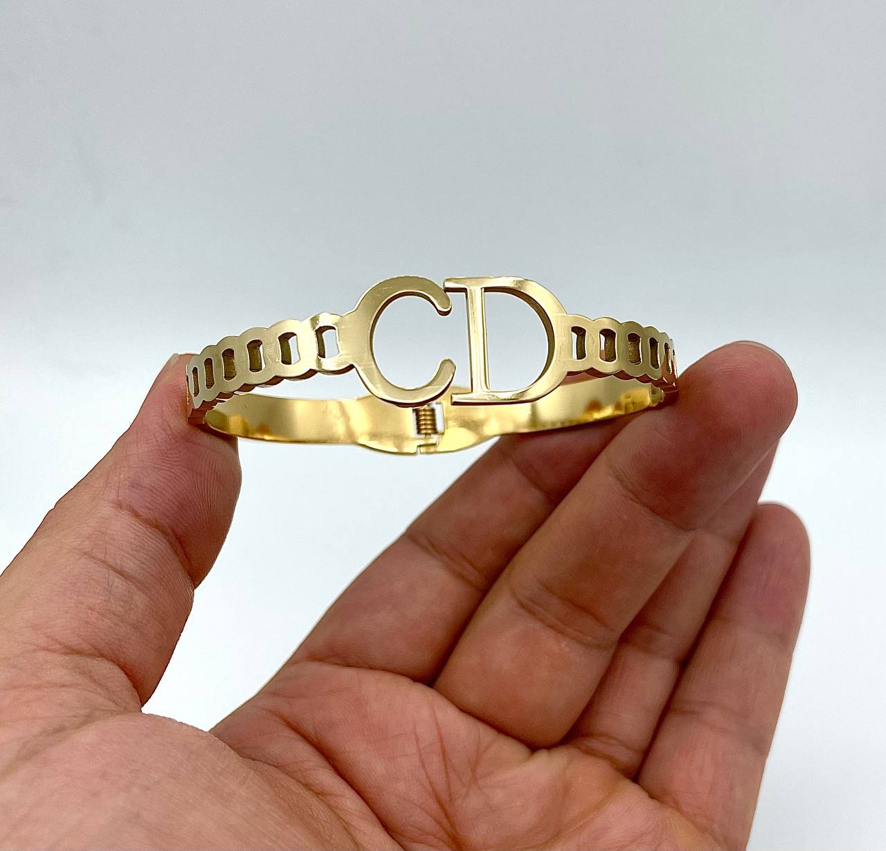 دیجی سیمیا - دستبند النگویی استیل 018 (پست پیشتاز پس کرایه)