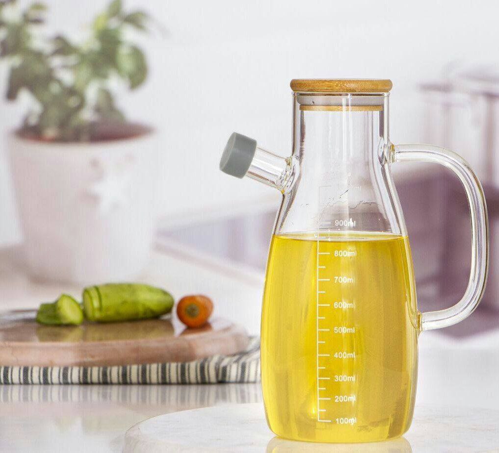 روغن ریز پیرکس درب بامبو 1000 میل (پست پیشتاز پس کرایه)