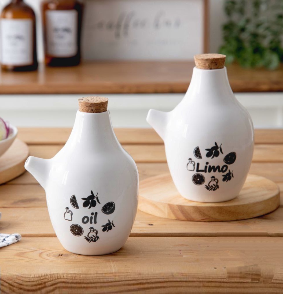 - روغن ریز و آبلیمو خوری خمره ای سرامیکی مبلمونسرا مدل 278366