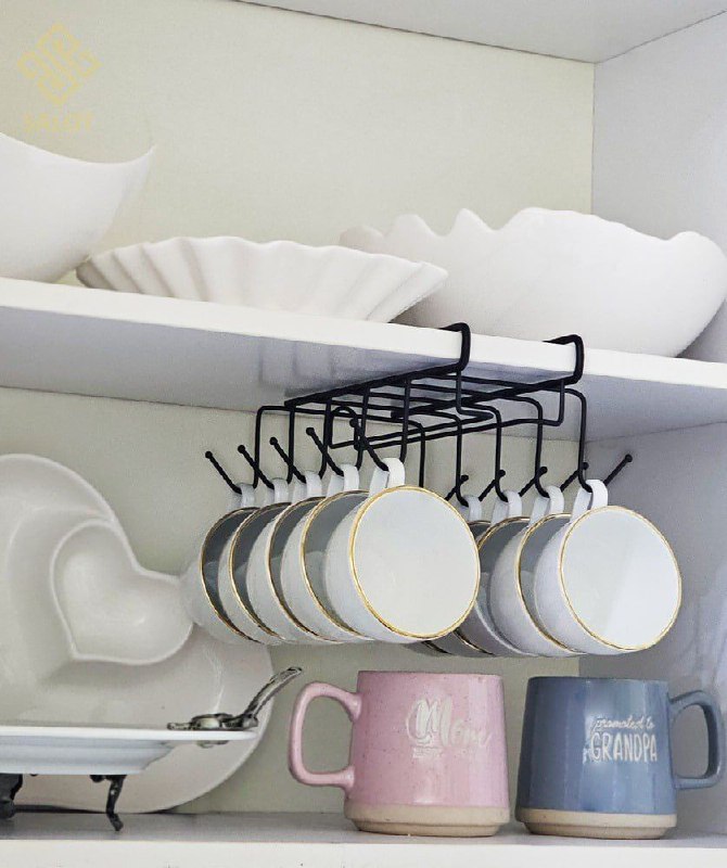 آویز لیوان کابینتی سالوت (پست پیشتاز پس کرایه)