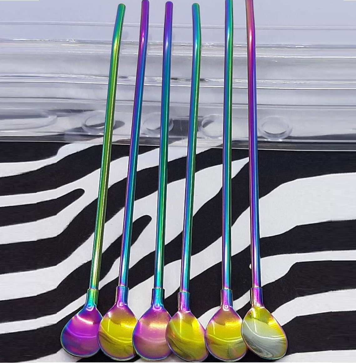 نی استیل ساده هفت رنگ (پست پیشتاز پس کرایه)