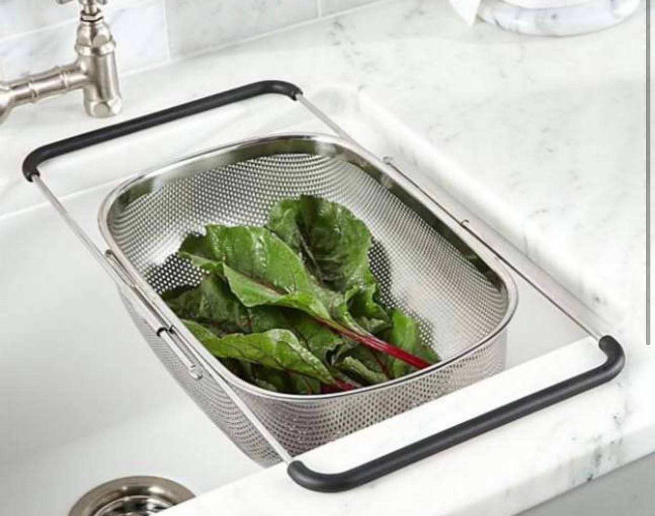 - آبکش پانچ رو سینکی مستطیل مبلمونسرا مدل 291858