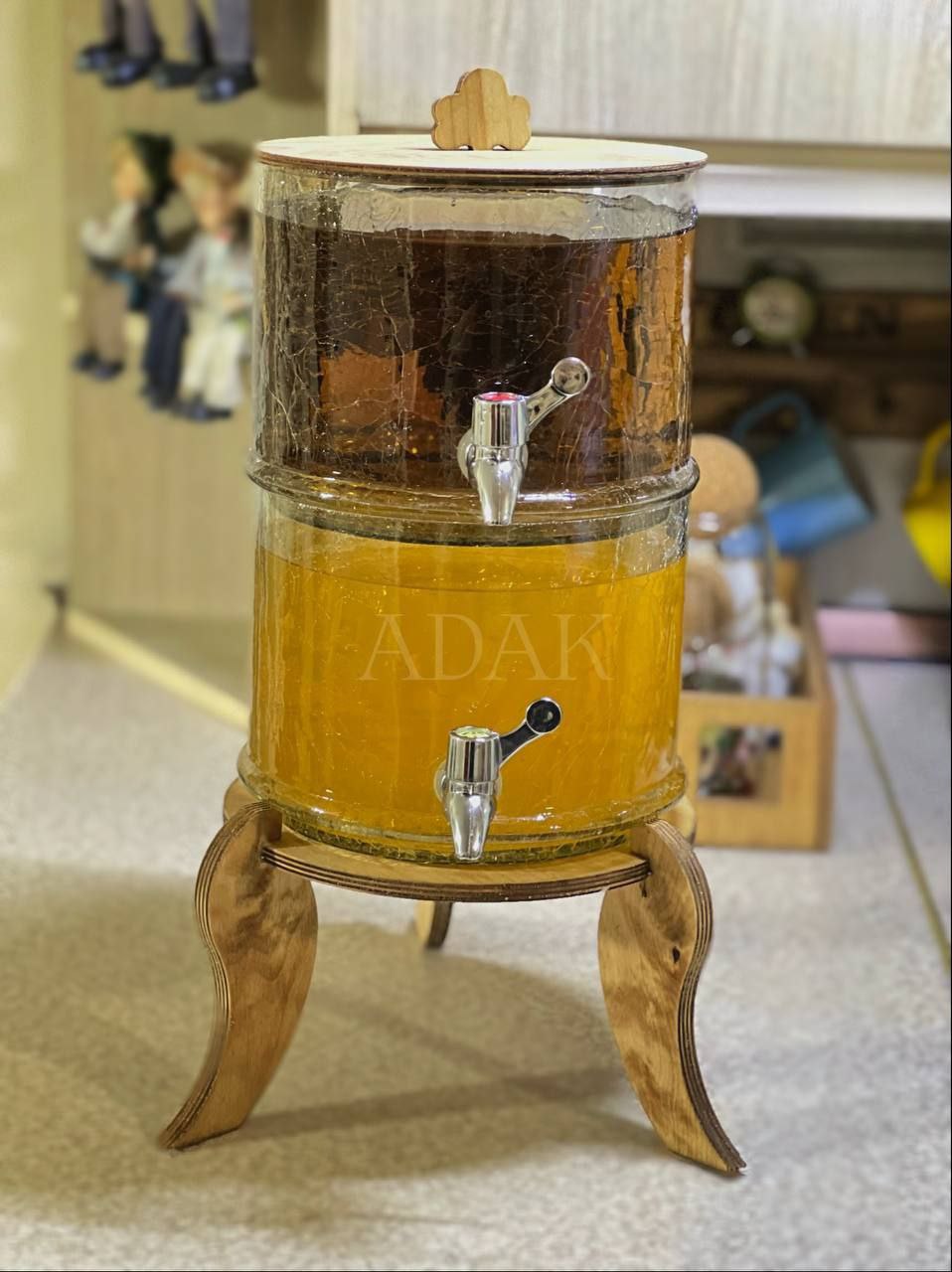 کلمن شیشه ابگز دو طبقه 173 (پست پیشتاز پس کرایه)