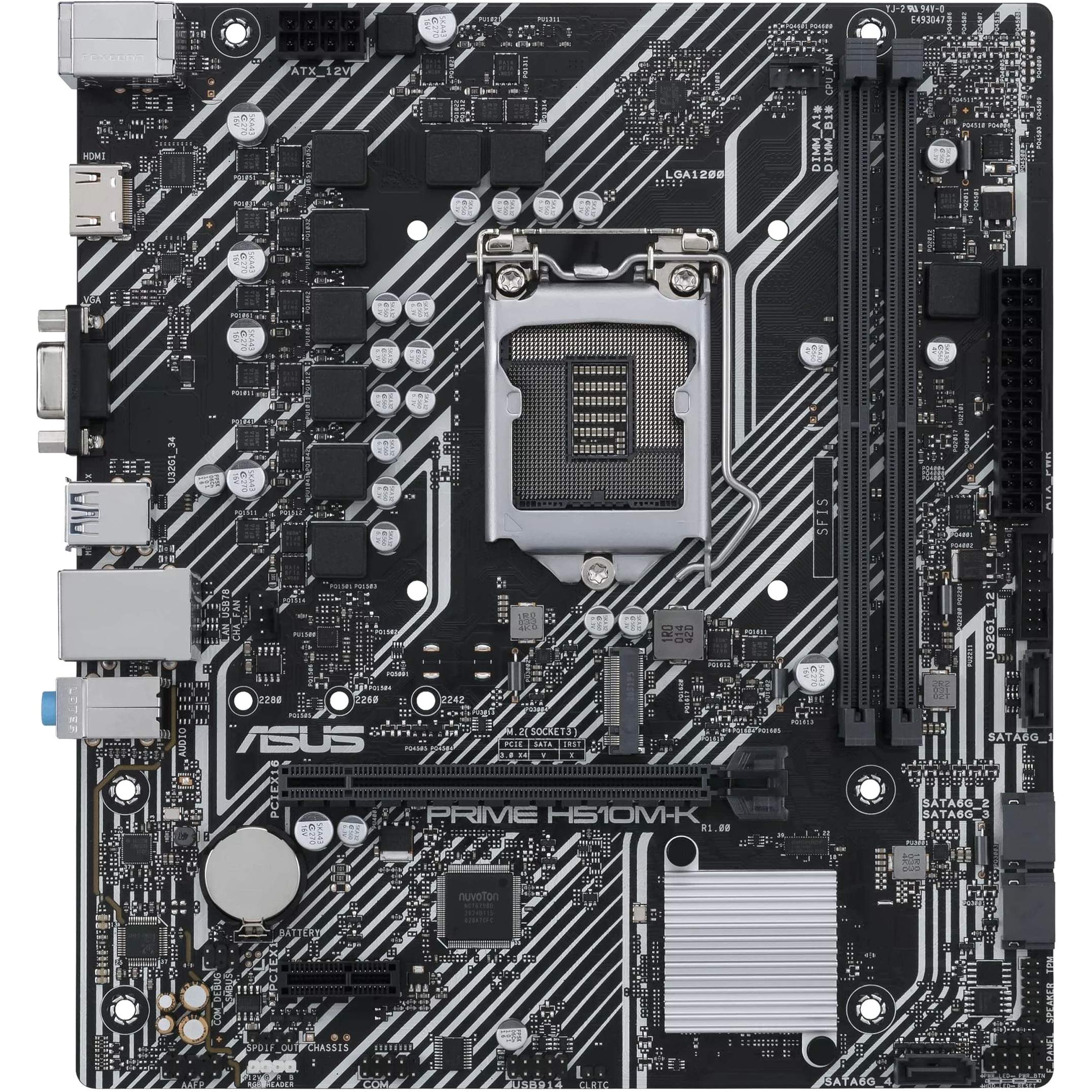 مادربرد ایسوس مدل PRIME H510M-K DDR4