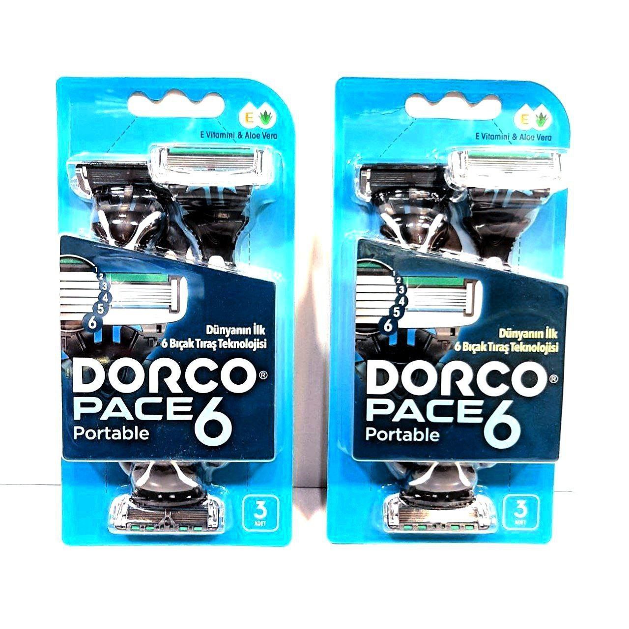 ژیلت دورکو (DORCO)اصلی 6 تیغ سه عددی (پست پیشتاز پس کرایه)