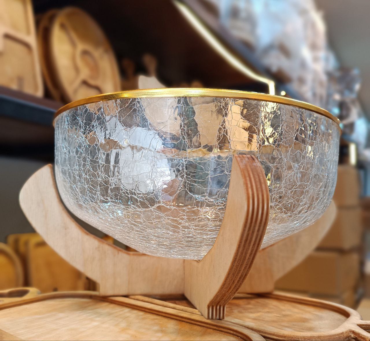 میوه خوری آبگز با استند چوبی (پست پیشتاز پس کرایه)