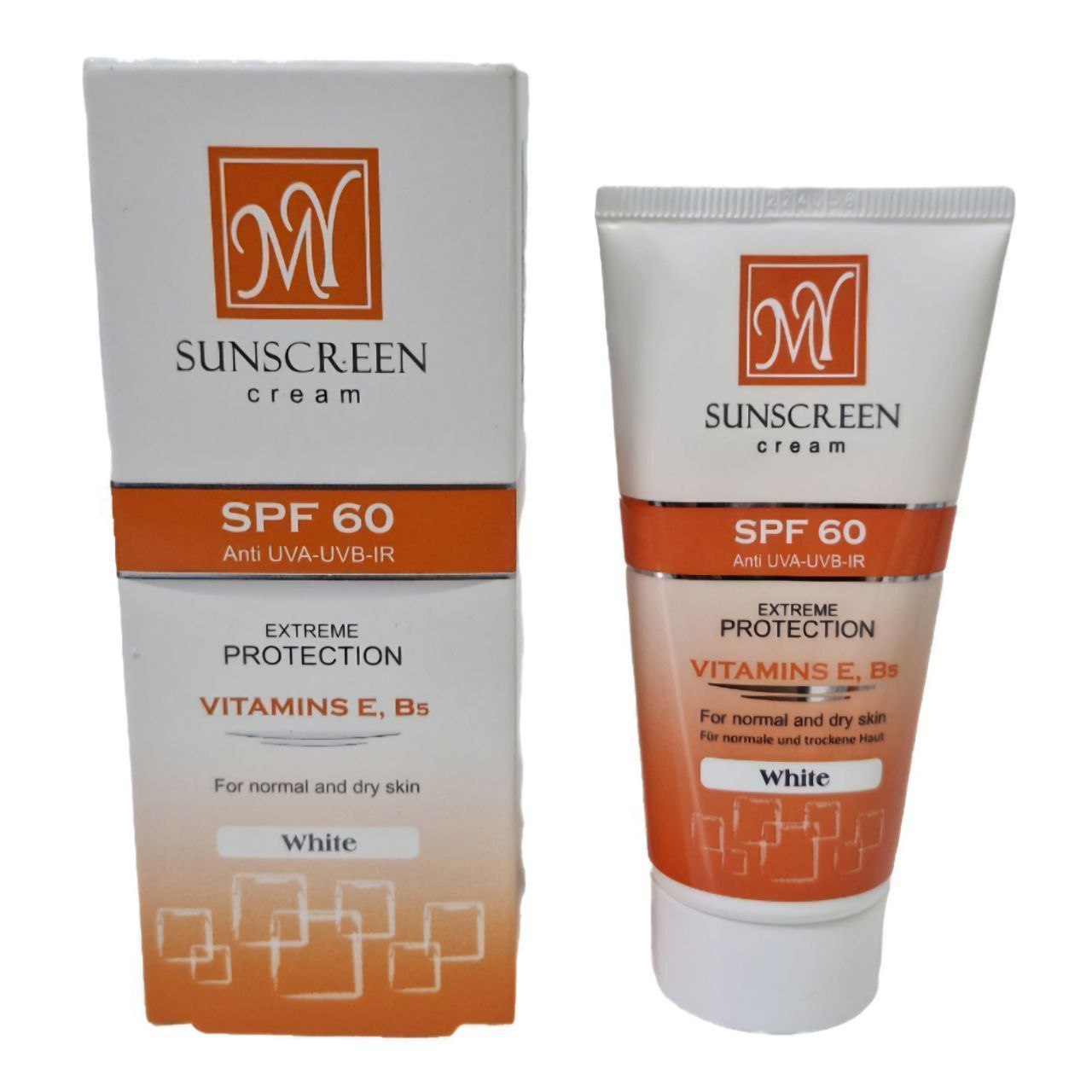 ضد آفتاب مای spf 60 بدون رنگ MY (پست پیشتاز پس کرایه)