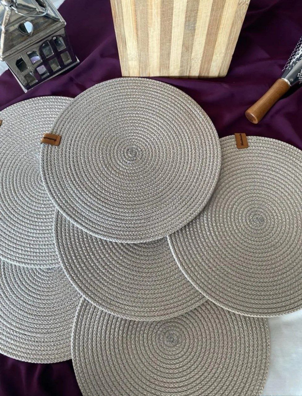 زیربشقابی گرد کنفی خارجی اچ1 (پست پیشتاز پس کرایه)