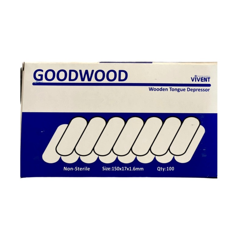 آبسلانگ ویونت مدل Goodwood بسته 100 عددی | چوب معاینه با کیفیت پزشکی