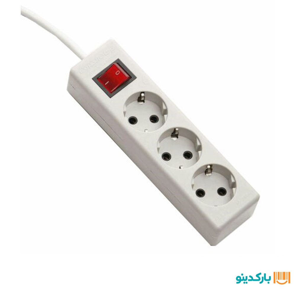 پارت الکتریک رابط 3 خانه بدون ارت 5 متری(789)