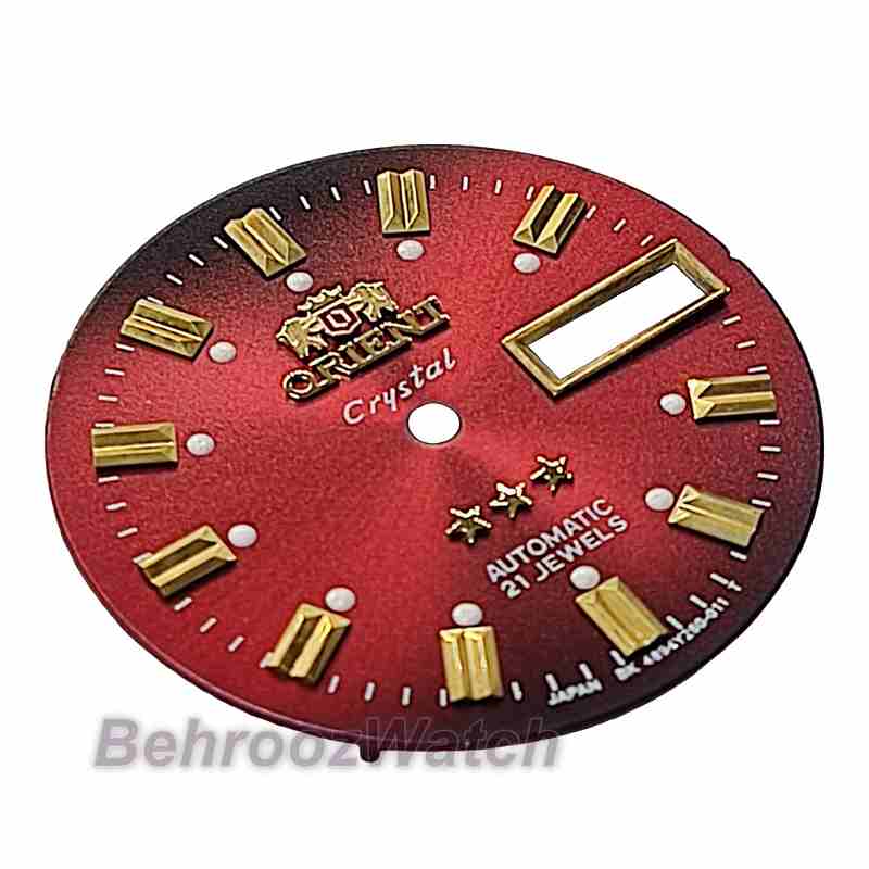 صفحه ساعت مچی اورینت مردانه قرمز B.ORE3-9