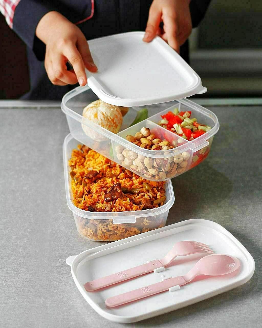 ظرف غذای دو طبقه تاپکو(لانچ باکس)