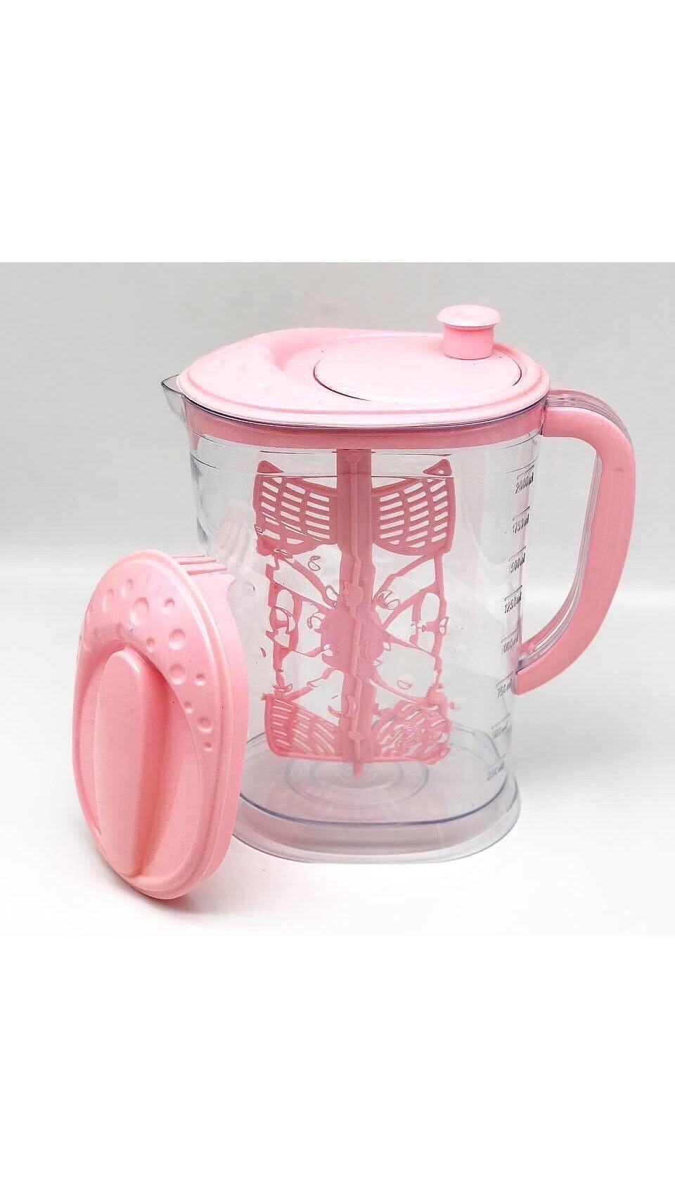 پارچ هم‌زن‌دار دستی ظرفیت 2 لیتر با درب پذیرایی