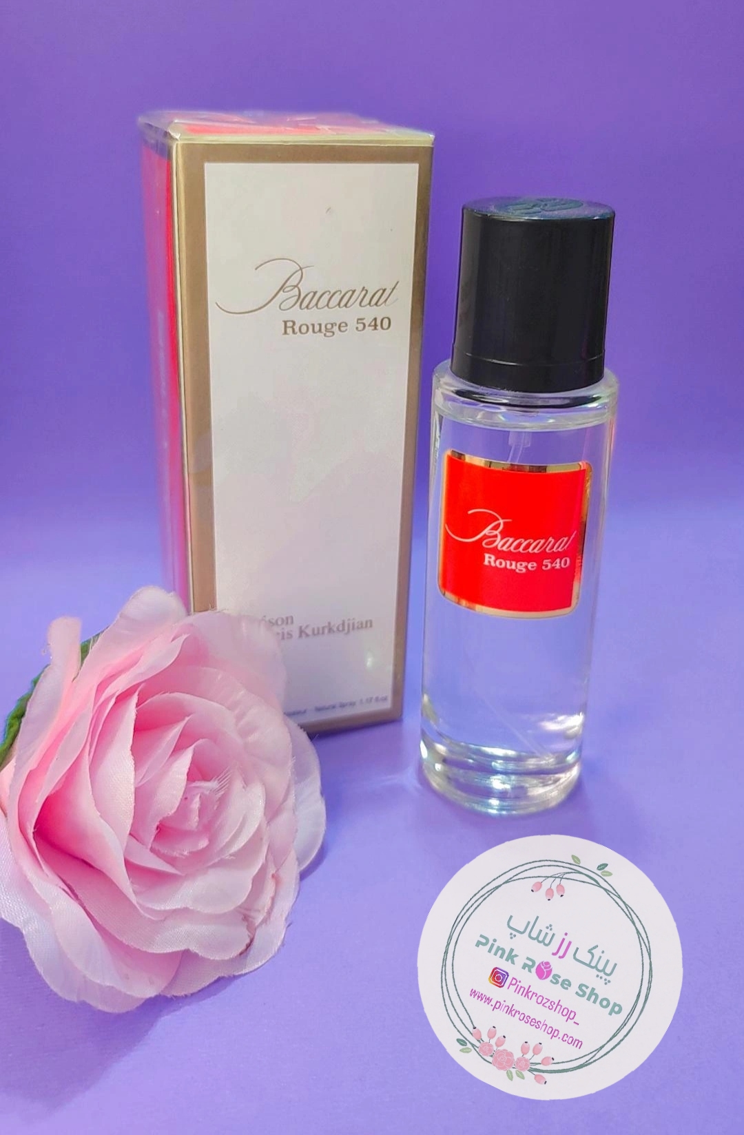 ادکلن 35 میل زنانه پرستیژ رایحه باکارات رژ (پس کرایه)