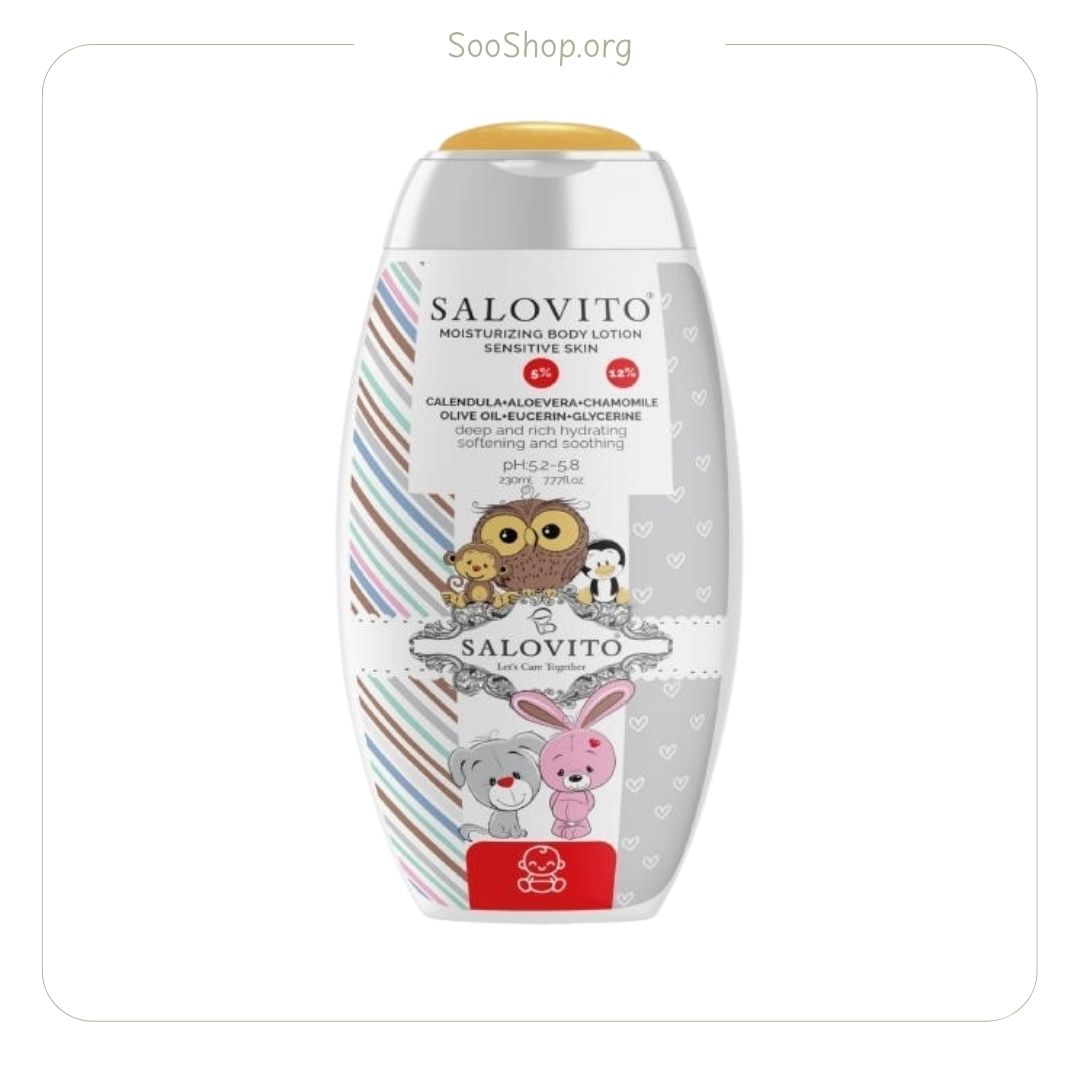 سالوویتو – لوسیون بدن کودک بالای یک سال | Salovito Baby Body Lotion Over 1 Year