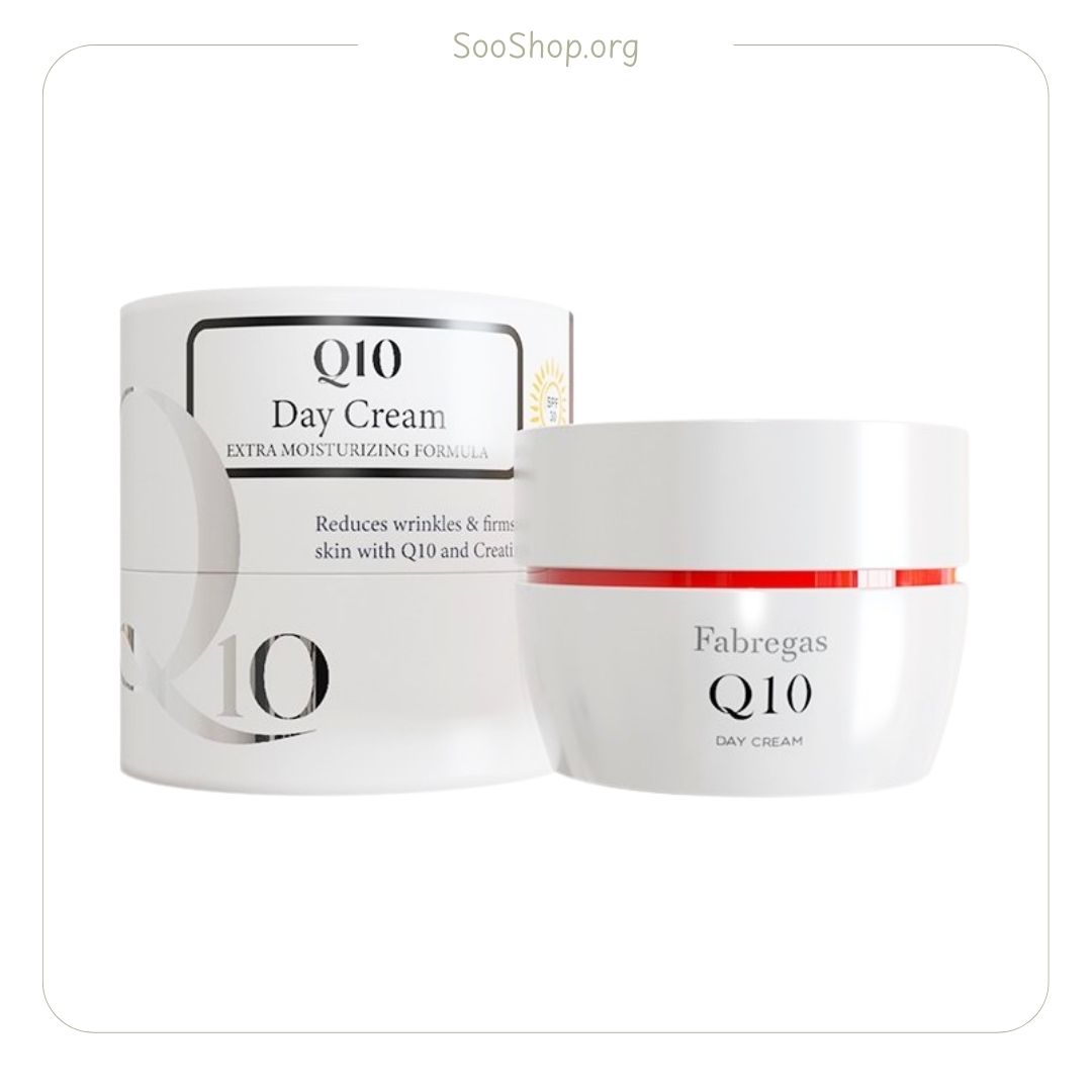 فابریگاس – کرم روز ضد چروک Q10 (50 میل) | Fabregas Q10 Anti-Wrinkle Day Cream (50ml)