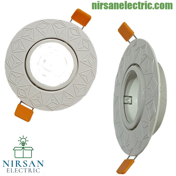 قاب هالوژن متحرک وارنا سفید