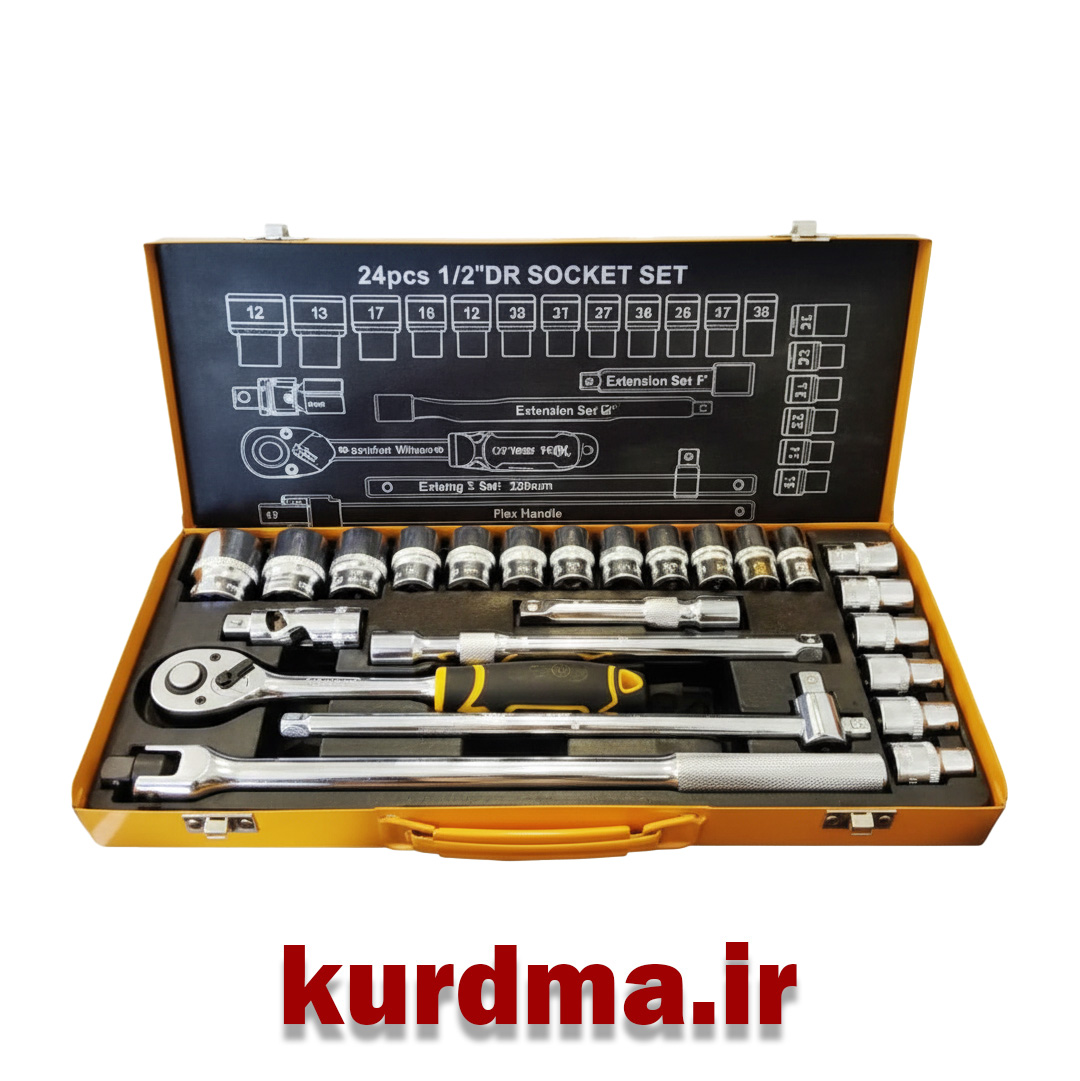 جعبه بکس 24 پارچه درایو دینگی 1.2 DINGQI ART14001 اورجینال استعلام بگیرید لطفا