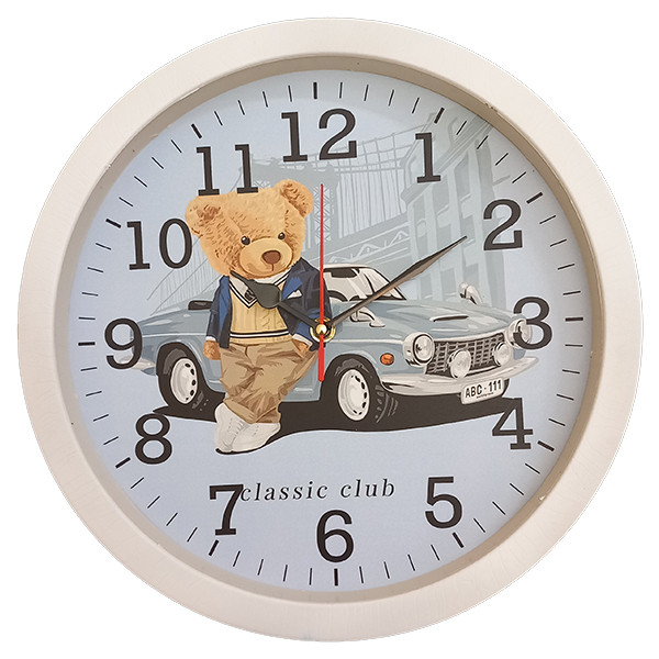 ساعت دیواری کودک مدل تدی کد 4040601