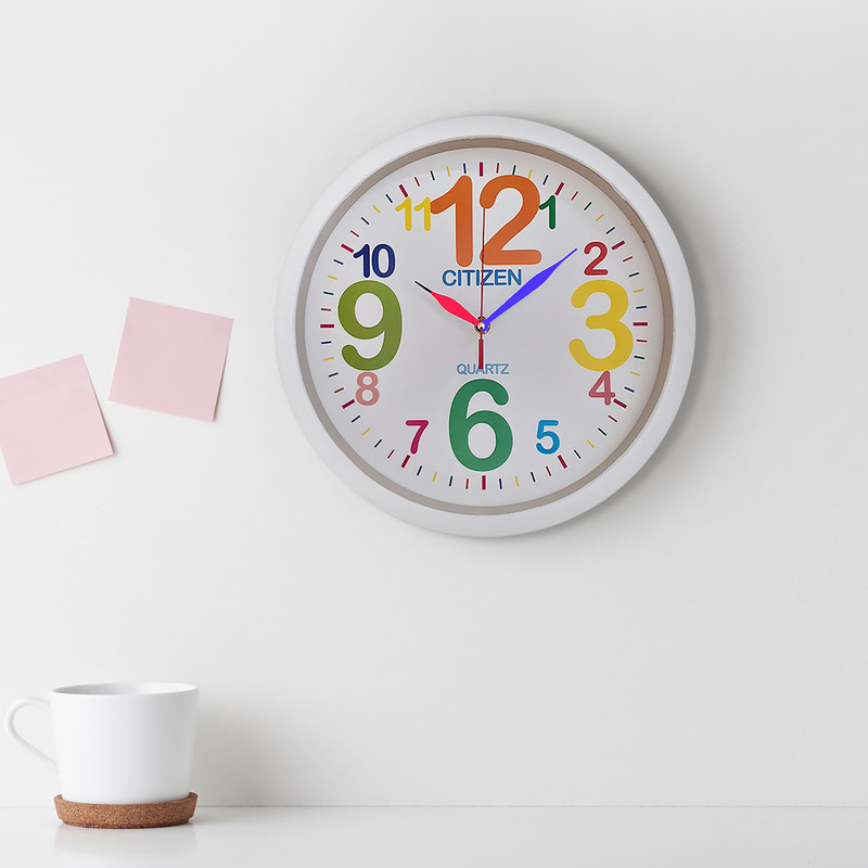 ساعت دیواری مدل رنگارنگ کد 4021206