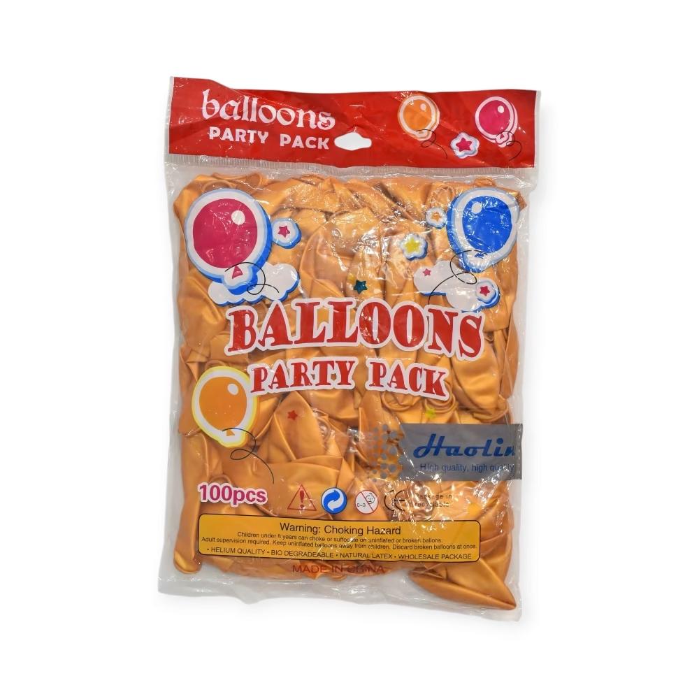 بادکنک ساده طلایی