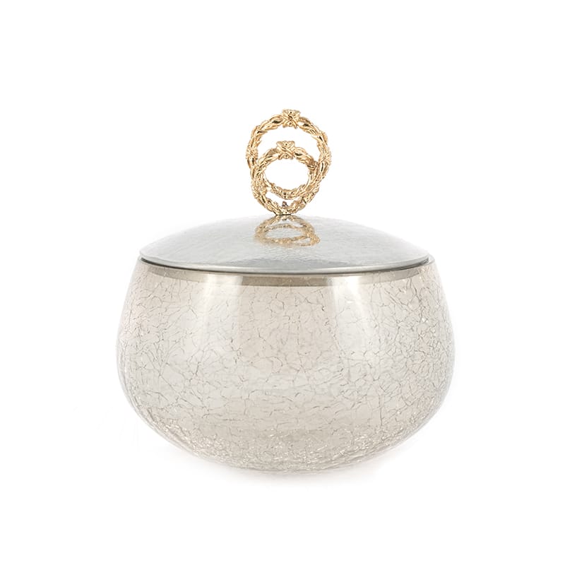 شکلات خوری - ظرف شیشه ای Z1 دردار لبه دار النا برند ریتون