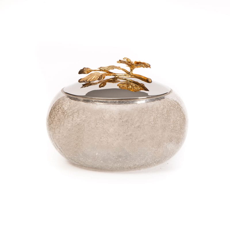 شکلات خوری - ظرف شیشه ای دردار C3 بنفشه برند ریتون