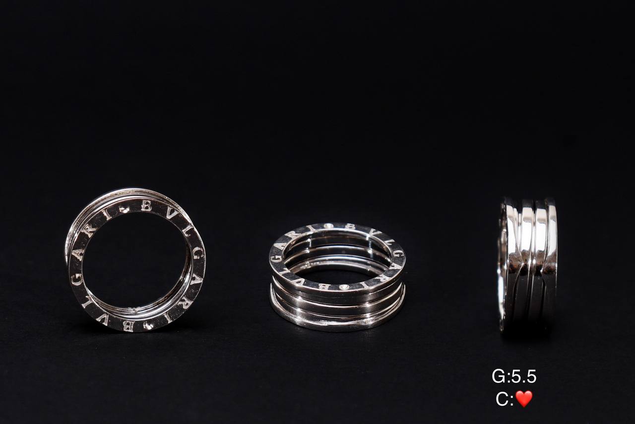 انگشتر نقره زنانه | بولگاری | مینیمال کد SWA419