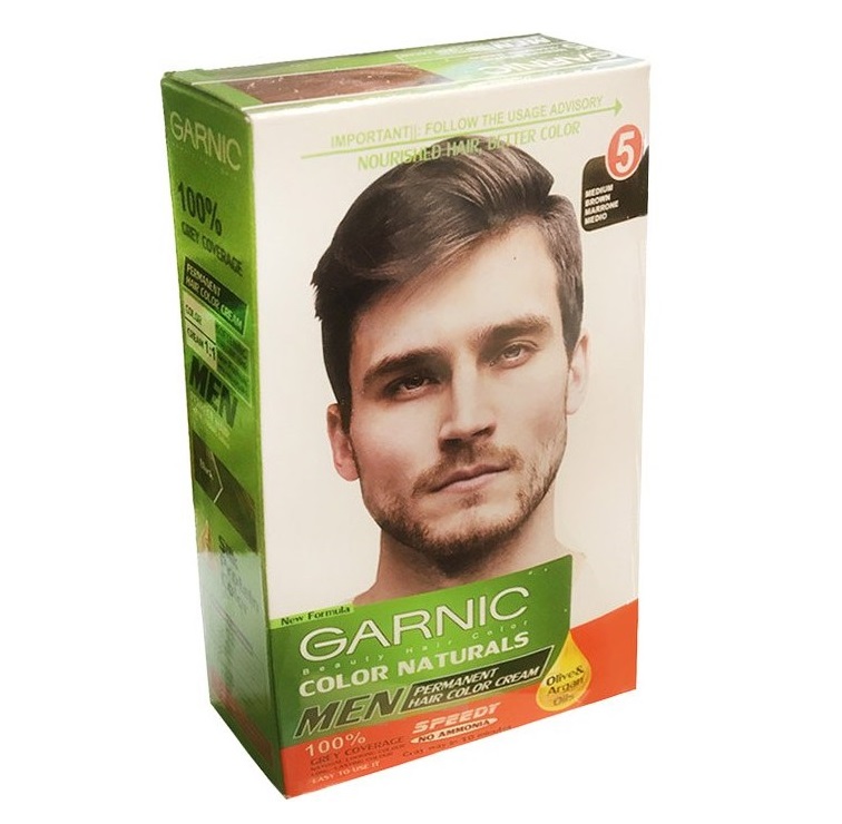 کیت رنگ مو مردانه گارنیک شماره 5 حجم 50 میلی لیتر