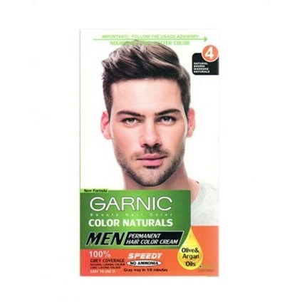 کیت رنگ مو مردانه گارنیک شماره 4 حجم 50 میلی لیتر