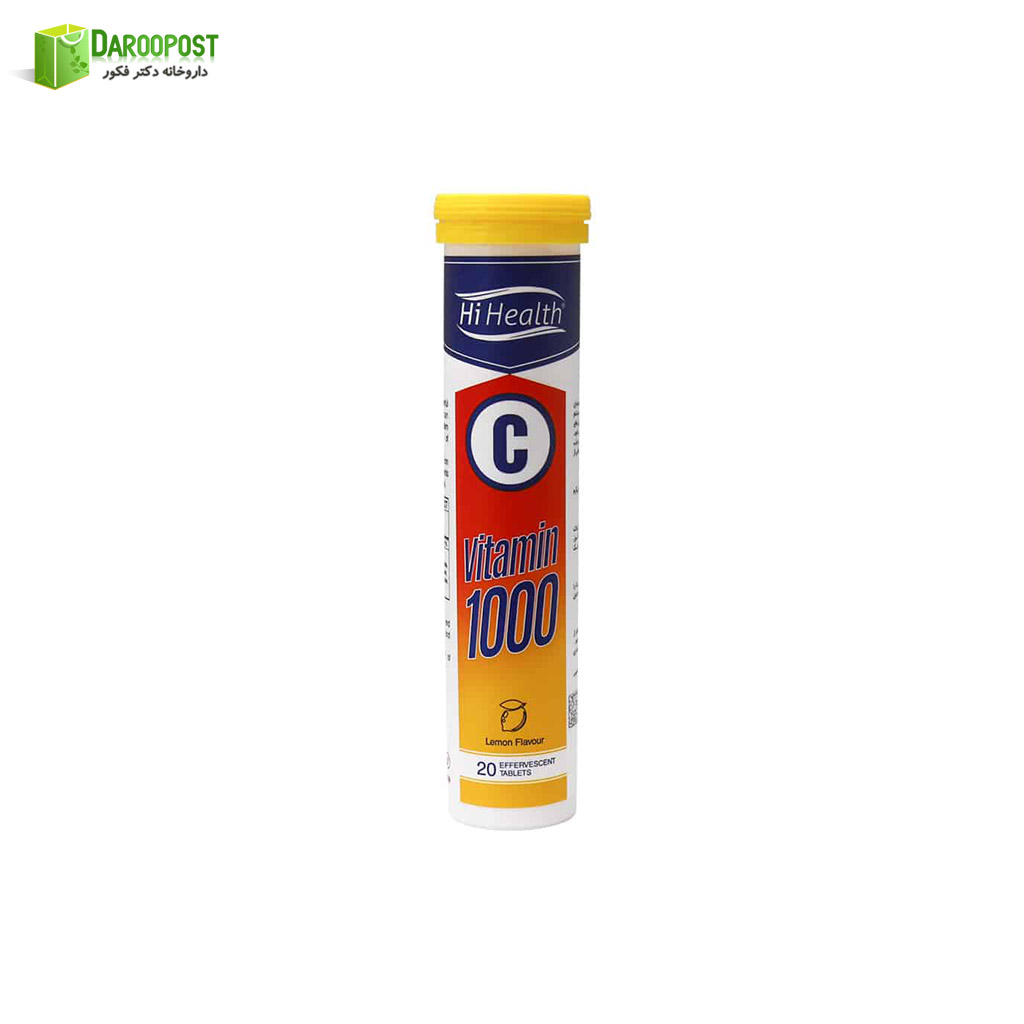 قرص جوشان ویتامین C 1000 میلی گرم‌ 20 عددی های هلث