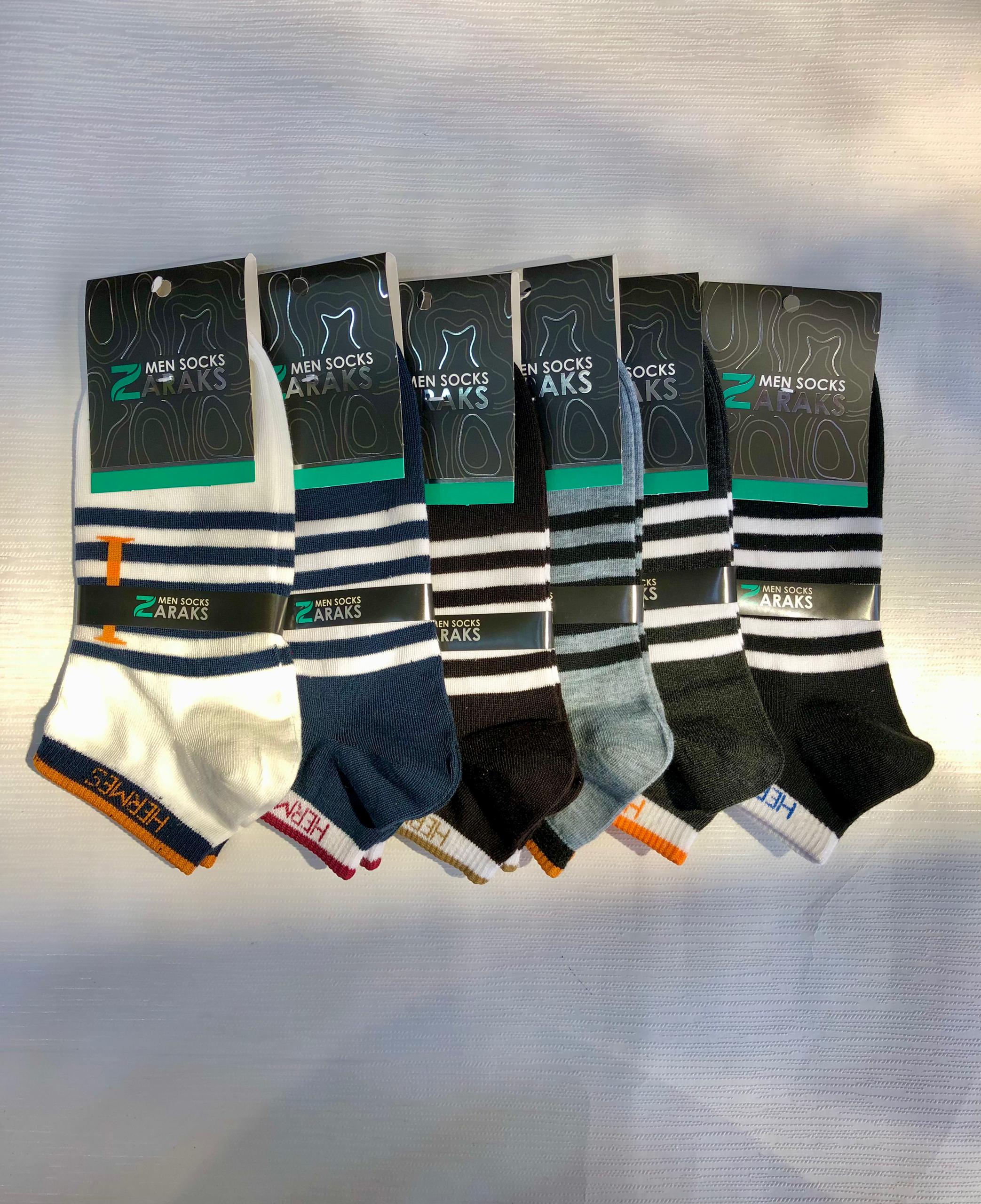 جوراب مچی مردانه برند Zaraks طرح هرمس