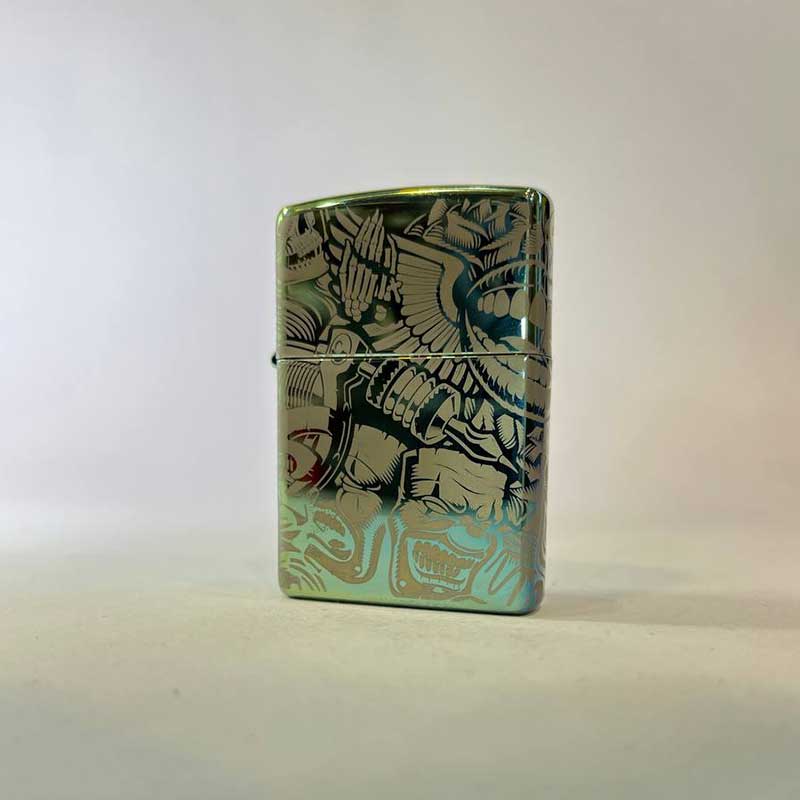 فندک زیپو اصل تتو دیزاین مدل 48410 zippo