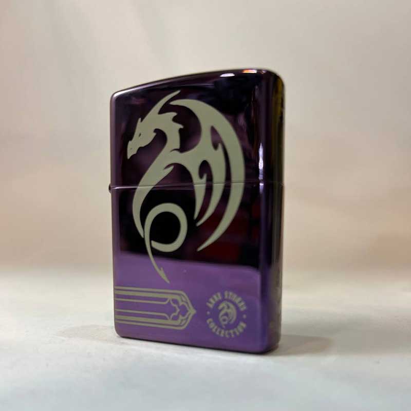 فندک زیپو اصل طرح اژدها کد 48574 zippo