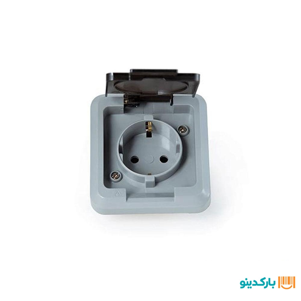 پریز صنعتی توکار ارت دار آسیا مدل لادن